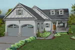Ranch House Plan Front of House 013D-0211