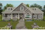 Ranch House Plan Front of House 013D-0213