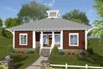 Ranch House Plan Front of House 013D-0216