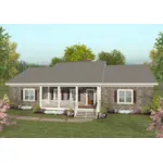 Country House Plan Front of House 013D-0217