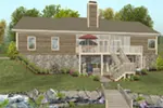 Mountain House Plan Rear Photo 01 - Brookwood Hill Ranch Home 013D-0218 - Search House Plans and More