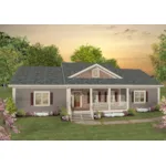 Country House Plan Front of House 013D-0219