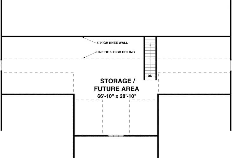Waterfront House Plan Bonus Room - Larkspur Lane Ranch Home 013D-0220 - Shop House Plans and More
