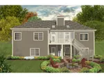 Southern House Plan Rear Photo 01 - Madison Lane One-Story Home 013D-0229 - Shop House Plans and More