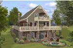 Bungalow House Plan Rear Photo 01 - Chesnut Ridge Bay 013D-0231 - Search House Plans and More