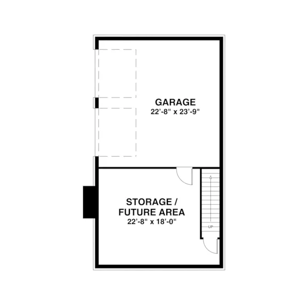 Shingle House Plan Lower Level Floor - Cornhill Country Home 013D-0233 - Search House Plans and More