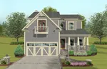 Bungalow House Plan Front of House 013D-0234