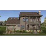 Rear Photo 01 - October Place Country French Home 013D-0238 - Shop House Plans and More