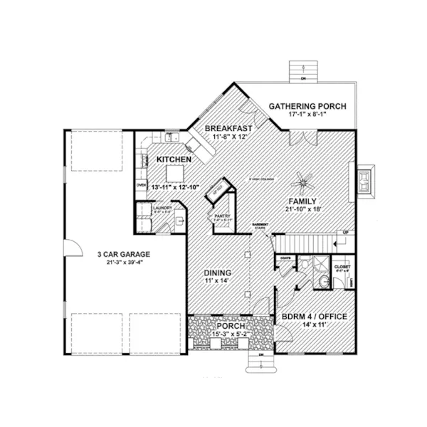 First Floor - Havenwood Two-Story Home 013D-0239 - Search House Plans and More