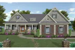 Front of Home - Compass Pointe Traditional Home 013D-0240 - Search House Plans and More