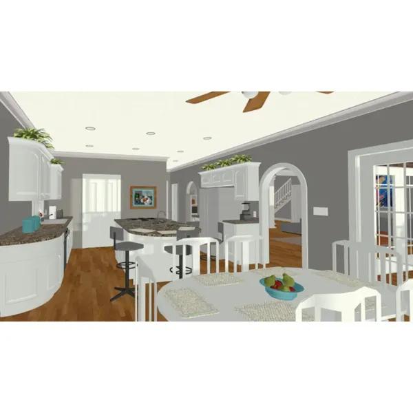 Kitchen Photo 02 - Elder Lake Ranch Home 013D-0247 - Shop House Plans and More