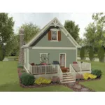 Rear Photo 01 - Rabbit Trail Country Cottage 013D-0248 - Shop House Plans and More