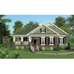 Ranch House Plan Front of Home - Treyburn Ranch Home 013D-0251 - Shop House Plans and More