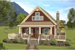 Bungalow House Plan Front of Home - Simons Summit Country Home 013D-0252 - Shop House Plans and More
