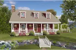 Modern Farmhouse Plan Front of Home - Raft Creek Country Home 013D-0253 - Shop House Plans and More