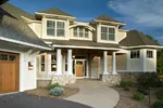 Craftsman House Plan Front Photo 02 - Clarksdale Luxury Home 013S-0008 - Search House Plans and More
