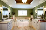 Arts & Crafts House Plan Master Bathroom Photo 02 - Clarksdale Luxury Home 013S-0008 - Search House Plans and More