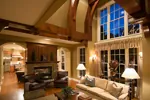 Arts & Crafts House Plan Family Room Photo 02 - Greenwood Springs Luxury Home 013S-0010 - Search House Plans and More