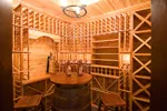 Arts & Crafts House Plan Wine Cellar Photo - Greenwood Springs Luxury Home 013S-0010 - Search House Plans and More