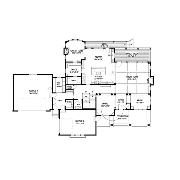 Victorian House Plan First Floor - Avalon Place Luxury Home 013S-0014 - Search House Plans and More