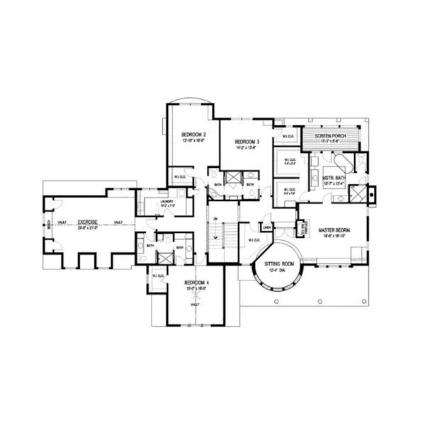 Victorian House Plan Second Floor - Avalon Place Luxury Home 013S-0014 - Search House Plans and More