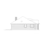 Ranch House Plan Left Elevation - Seville Traditional Ranch Home 014D-0001 - Shop House Plans and More