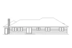 Ranch House Plan Rear Elevation - Seville Traditional Ranch Home 014D-0001 - Shop House Plans and More
