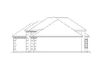 Traditional House Plan Right Elevation - Darlington Sunbelt Home 014D-0002 - Search House Plans and More