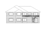 Traditional House Plan Rear Elevation - Jackson Ranch Home 014D-0004 - Search House Plans and More