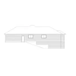 Traditional House Plan Right Elevation - Jackson Ranch Home 014D-0004 - Search House Plans and More