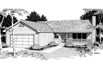 Country House Plan Front Image of House - Oregon Falls Ranch Home 014D-0005 - Shop House Plans and More