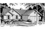 Traditional House Plan Front Image of House - Stratton Ranch Home 014D-0007 - Shop House Plans and More