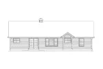 Traditional House Plan Rear Elevation - Stratton Ranch Home 014D-0007 - Shop House Plans and More