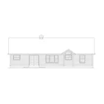 Traditional House Plan Rear Elevation - Stratton Ranch Home 014D-0007 - Shop House Plans and More