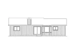 Traditional House Plan Rear Elevation - Springpark Ranch Home 014D-0008 - Shop House Plans and More