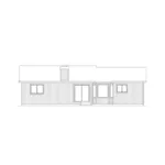 Country House Plan Rear Elevation - Springpark Ranch Home 014D-0008 - Shop House Plans and More