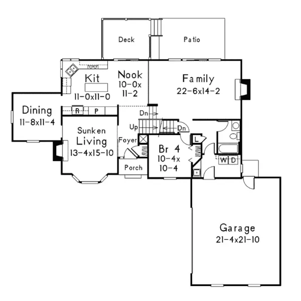 Victorian House Plan First Floor - Astoria Cliff European Home 014D-0013 - Search House Plans and More