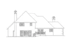 Traditional House Plan Rear Elevation - Astoria Cliff European Home 014D-0013 - Search House Plans and More