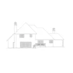 Victorian House Plan Rear Elevation - Astoria Cliff European Home 014D-0013 - Search House Plans and More