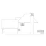 Victorian House Plan Right Elevation - Astoria Cliff European Home 014D-0013 - Search House Plans and More