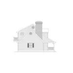 Traditional House Plan Left Elevation - Clifton Country Home 014D-0014 - Search House Plans and More