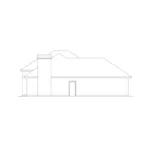 Southwestern House Plan Left Elevation - Maryville Contemporary Home 014D-0015 - Shop House Plans and More