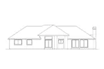 Sunbelt House Plan Rear Elevation - Maryville Contemporary Home 014D-0015 - Shop House Plans and More