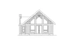 A-Frame House Plan Rear Elevation - Riverside Vacation Home 014D-0016 - Shop House Plans and More