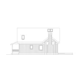 Cabin & Cottage House Plan Right Elevation - Riverside Vacation Home 014D-0016 - Shop House Plans and More