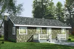 Cedar Shake Covered Rustic Retreat Home