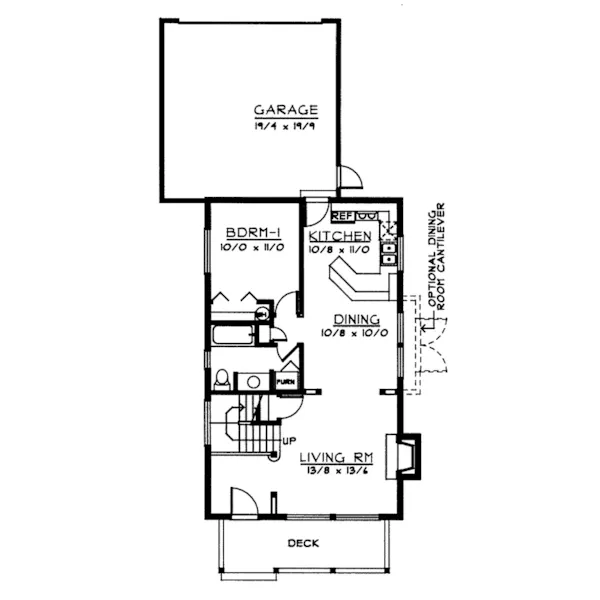 Victorian House Plan First Floor - Lucien Country Cottage Home 015D-0020 - Shop House Plans and More