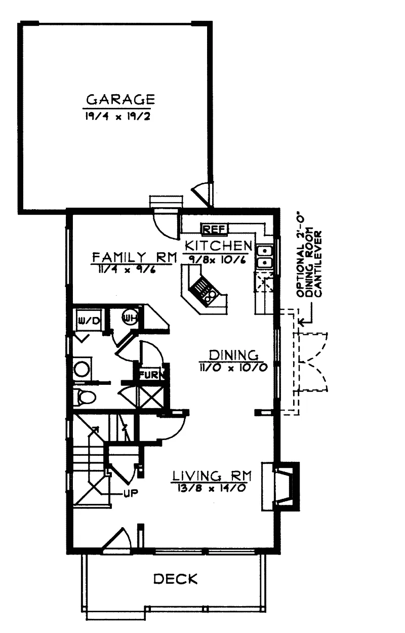Shingle House Plan First Floor - Sibley Country Farmhouse 015D-0021 - Shop House Plans and More