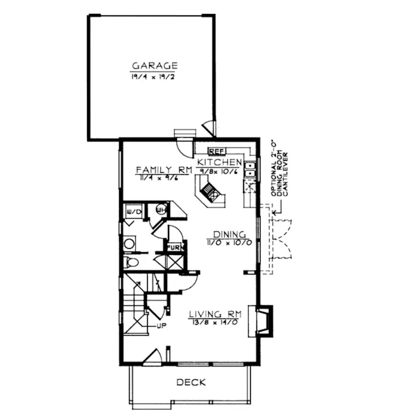 Shingle House Plan First Floor - Sibley Country Farmhouse 015D-0021 - Shop House Plans and More