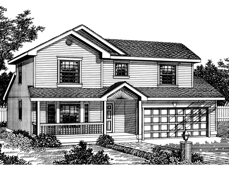Country House Plan Front Image of House - Kingston Prairie Style Home 015D-0022 - Search House Plans and More